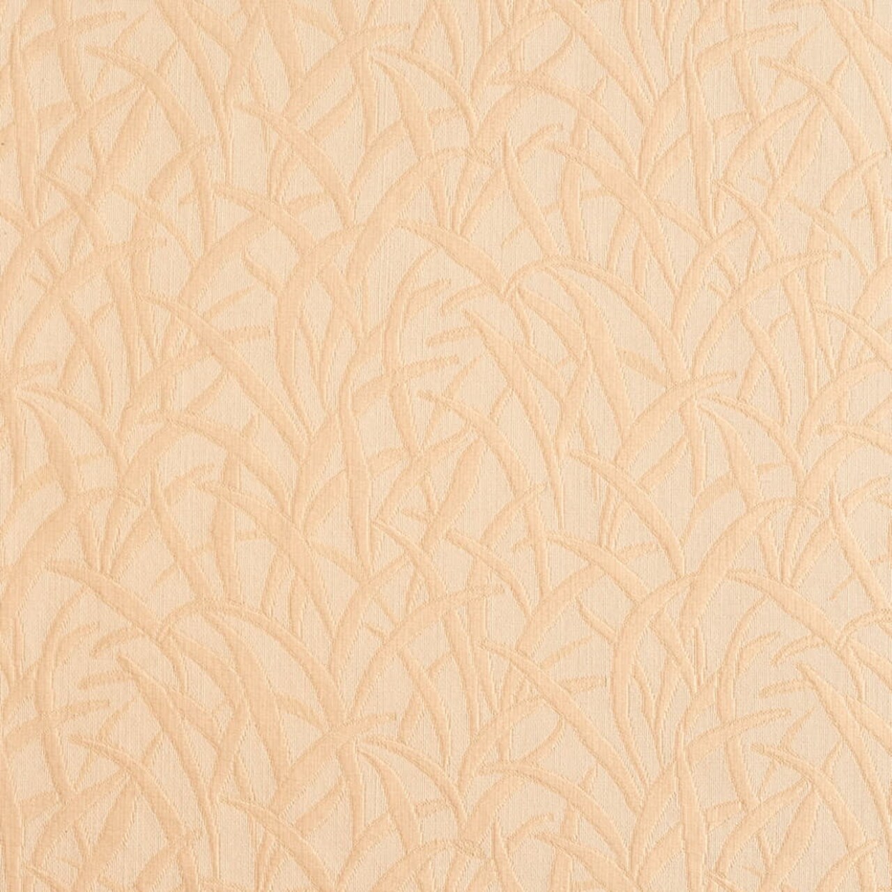 Natural Meadow - White Ivory Abstract Geometric,leaves Upholstery Fabric 54 Inches"